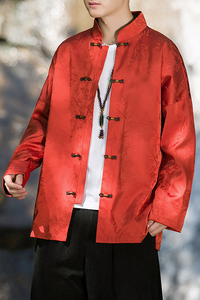 2024秋冬风男装冰丝中式复古唐装汉服夹克外套C229/Y771/P100图片