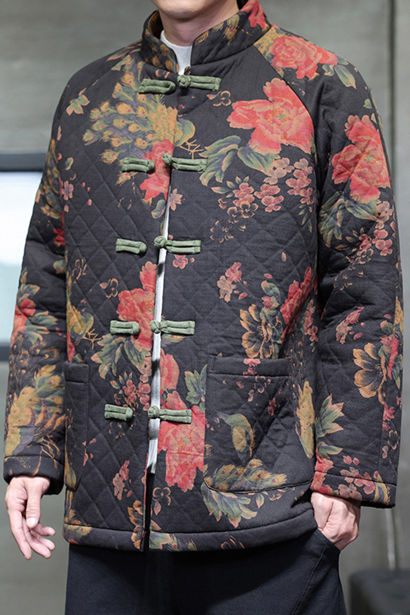 2025秋冬风男装中式唐装汉服夹克棉衣棉袄C229-Y1126-P160,男装夹克,电商C229