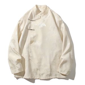 2024春夏新款风男装冰丝中式唐装汉服夹克外套C229-Y995-P100图片