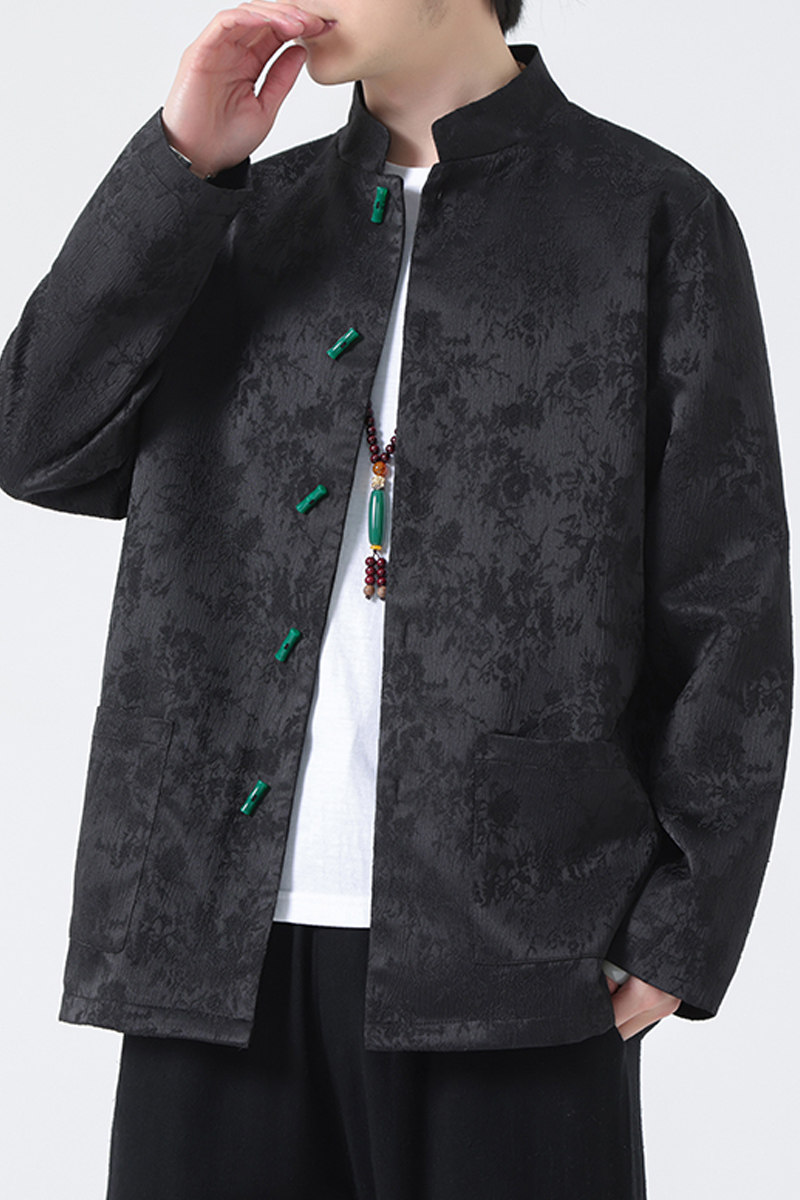 2024春夏风男装提花中式唐装汉服夹克外套C229-Y1014-P105,男装夹克,电商C229