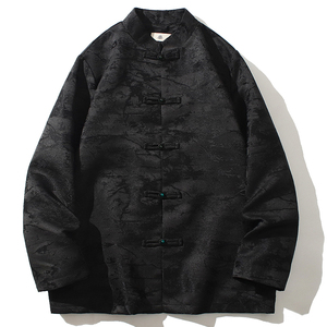 2025秋冬风男装大码中式唐装复古汉服夹克外套C229-Y991-P100图片