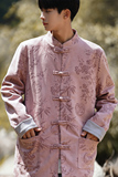 2024冬风男装鹿皮绒复古中式唐装汉服夹克外套C229/Y757/P105，男装夹克，电商C229