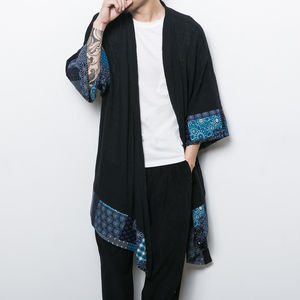 2025春夏风男装棉麻亚麻唐装汉服风衣男大码宽松C229-F11-P65