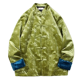 2024冬风男装丽丝绒复古中式唐装汉服夹克外套C229/Y759/P98，男装夹克，电商C229