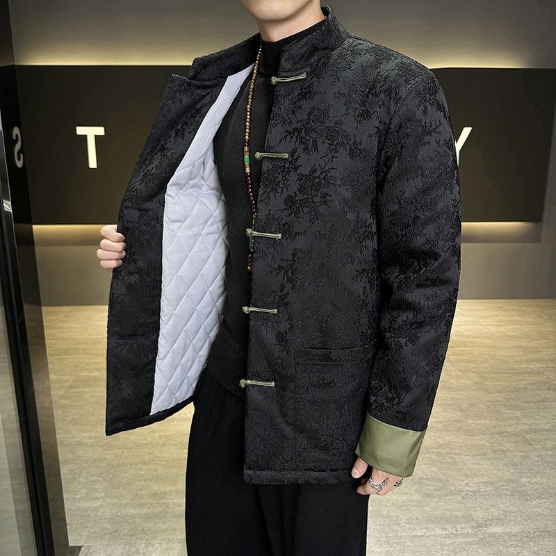 2024秋冬风男装棉衣棉袄中式盘扣唐装汉服C229-MY800-P150,男装棉衣,电商C229