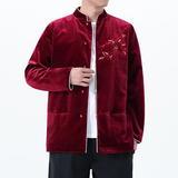 2025秋冬风男装刺绣唐装汉服夹克外套大码C229-Y1118-P115，男装夹克，电商C229