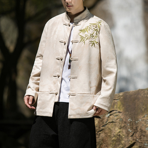 2024秋冬风男装刺绣唐装大码中式汉服夹克外套C229/Y756/P105图片