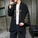 2025秋冬风男装刺绣唐装汉服夹克外套大码宽松C229/Y789/P105，男装夹克，电商C229