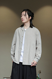 2024春夏风男装棉麻亚麻唐装汉服长袖衬衫衬衣C229-Y1007-P70，男装衬衫，电商C229