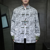 2025秋冬风男装提花唐装汉服夹克外套大码C229-Y1006-P105，男装夹克，电商C229