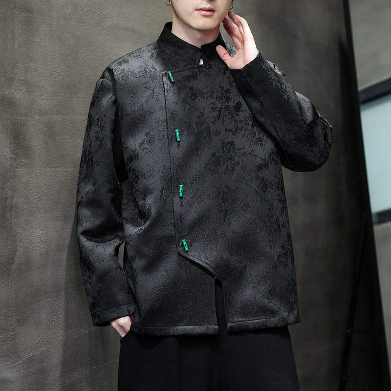 2025秋冬风男装唐装中式复古汉服夹克外套大码C229-Y994-P100,男装夹克,电商C229