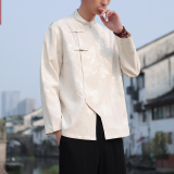 2024春夏新款风男装冰丝中式唐装汉服夹克外套C229-Y995-P100，男装夹克，电商C229