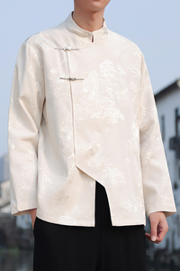 2024春夏新款风男装冰丝中式唐装汉服夹克外套C229-Y995-P100图片