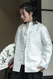 2025秋冬风男装大码中式唐装复古汉服夹克外套C229-Y991-P100，男装衬衫，电商C229