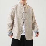 2024秋冬风男装复古盘扣中式唐装汉服夹克外套C229/Y751/P95，男装夹克，电商C229