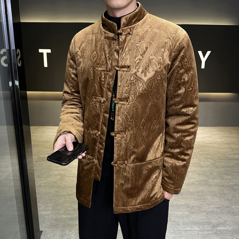 2024秋冬风男装棉衣棉袄外套中式唐装汉服C229-MY801-P150,男装棉衣,电商C229