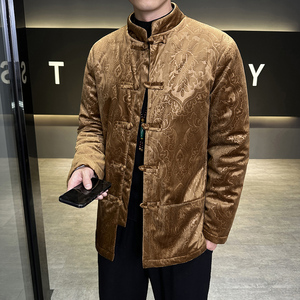 2024秋冬风男装棉衣棉袄外套中式唐装汉服C229-MY801-P150图片
