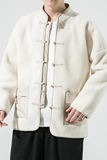 2024冬风男装羊羔毛唐装汉服棉衣棉服外套大码C229/Y919/P140，男装棉衣，电商C229