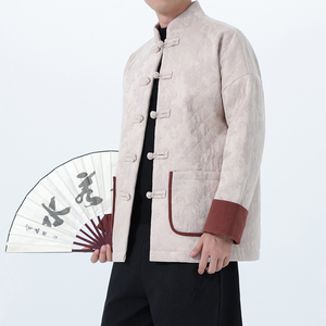2025秋冬风男装棉麻唐装汉服外套棉衣棉袄C229-Y1128-P170图片