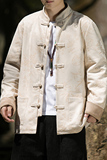 2024冬风男装鹿皮绒复古中式唐装汉服夹克外套C229/Y757/P105，男装夹克，电商C229