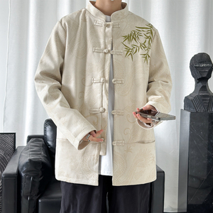2024春夏风男装提花中式刺绣唐装汉服夹克外套C229/Y756/P105图片