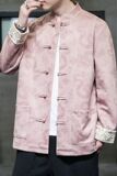 2024风男装鹿皮绒夹克刺绣唐装汉服夹克外套C229/Y718/P105，男装夹克，电商C229
