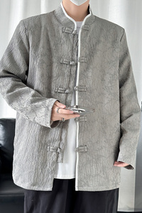 2024春夏风男装冰丝中式提花唐装汉服夹克外套C229-Y992-P100图片