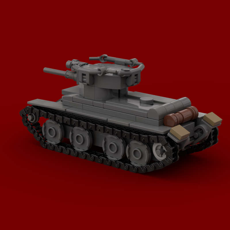 MOC积木军事苏军坦克模型积木