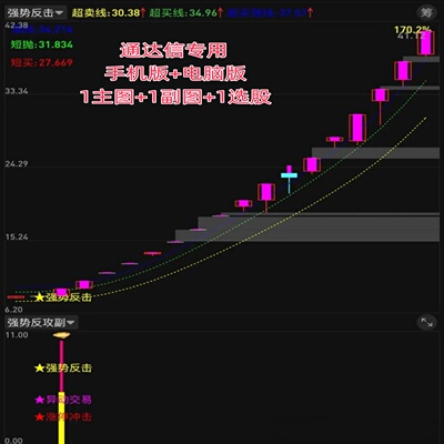 股票机构游资主力龙头战法指标