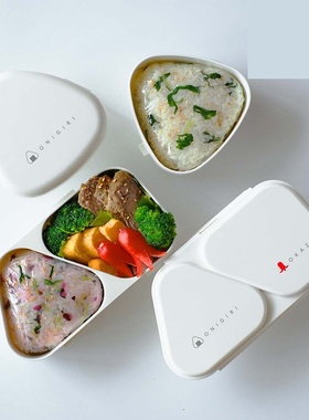 日本进口 OSK 饭团便当专用盒加大饭团模具简约便当盒大号饭团盒