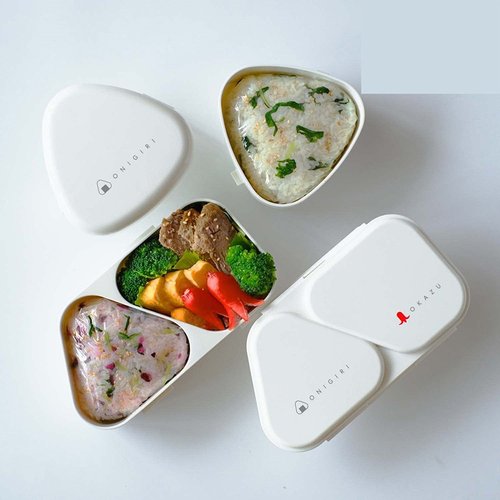 日本制大模具盒饭团盒简约便当盒