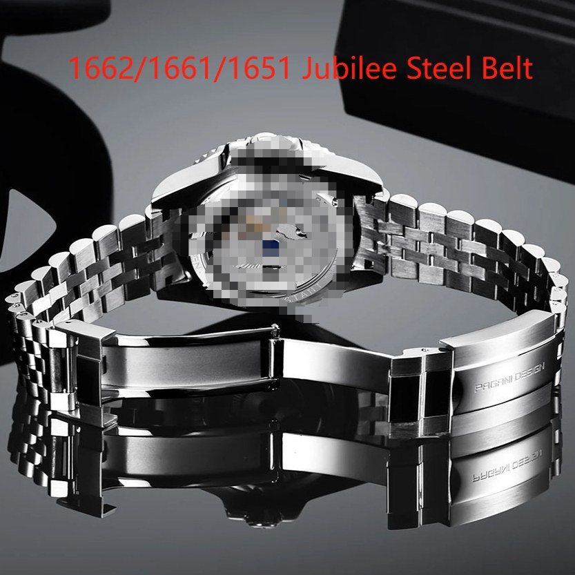 PAGANI 伯佳尼手表表带配件 不锈钢钢带/橡胶表带/网带/尼龙表带