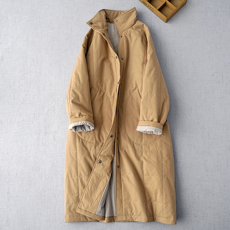 文艺棉服宽松休闲夹层外套