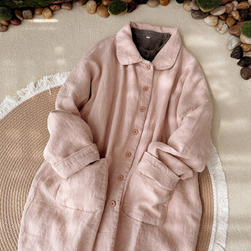 女装宽松轻薄棉服夹棉外套