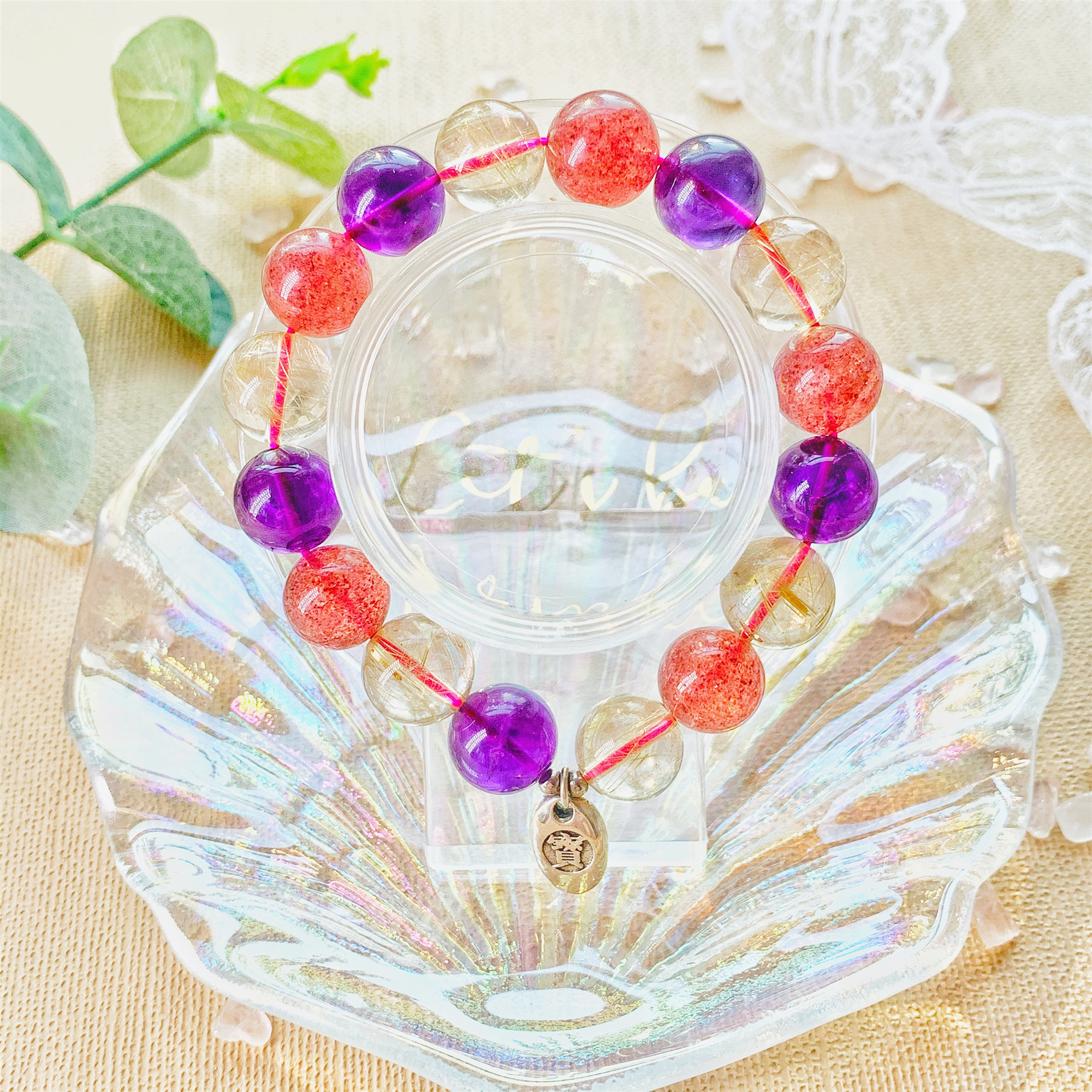 泷喜7A级梦幻超七水晶手串