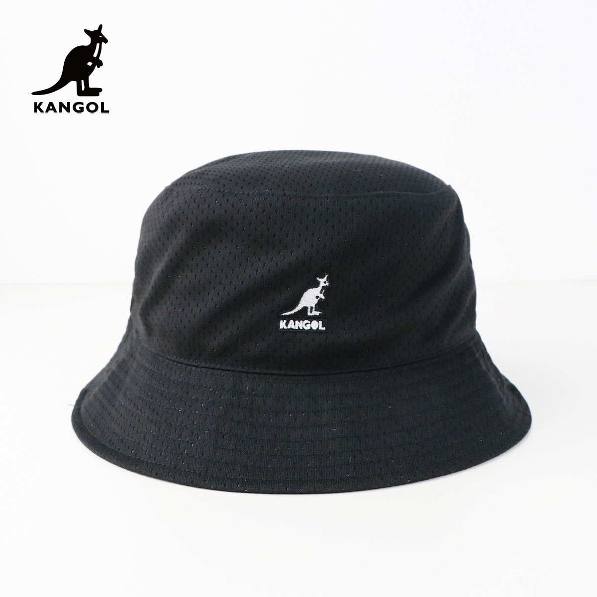 KANGOL袋鼠网眼透气渔夫帽