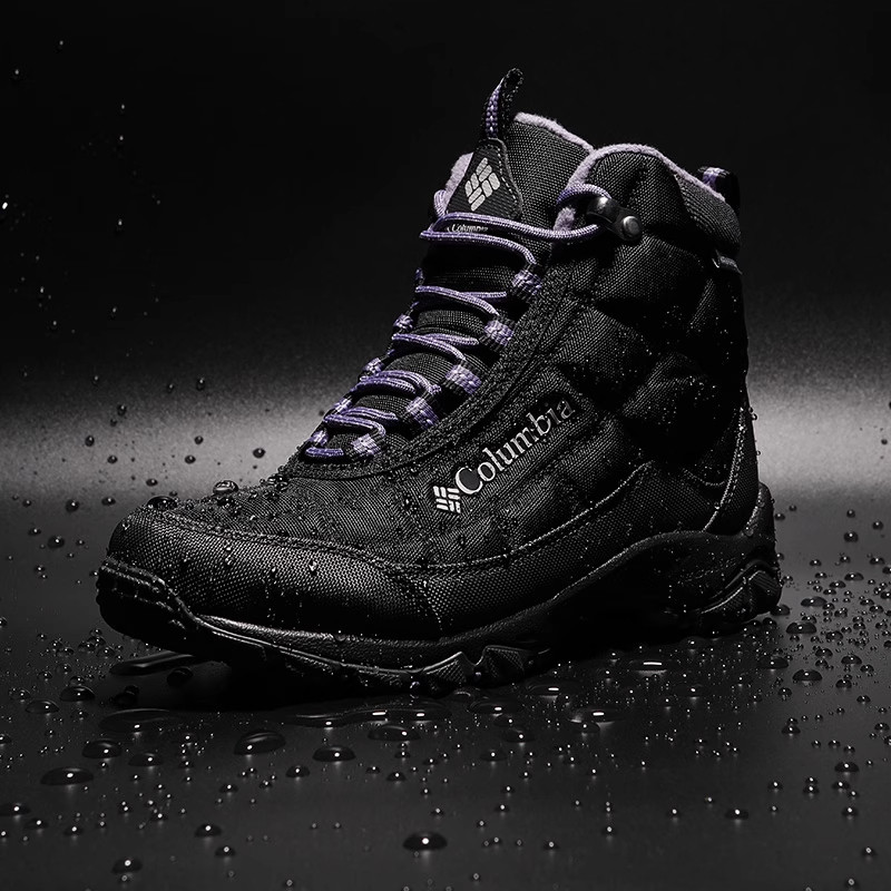 哥伦比亚女鞋户外雪地靴25秋冬新品防水夹棉加绒保暖徒步鞋BL5828