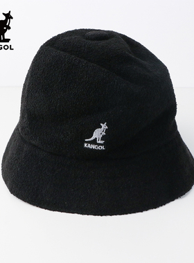 KANGOL男女同款渔夫帽圆顶毛巾料钟形帽休闲帽0397BC