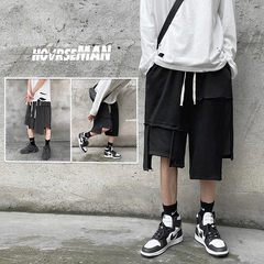 2021 summer men's shorts irregular combination