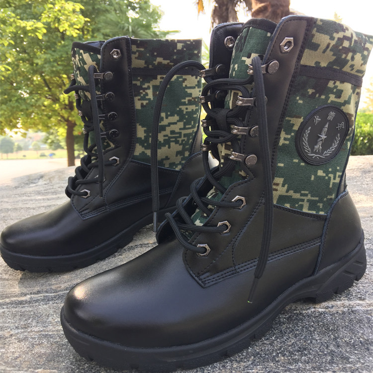 Boots militaires pour homme - choc - Ref 1398624 Image 1