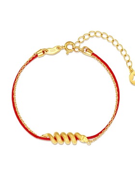 本命年蛇红绳手链编织手绳礼物