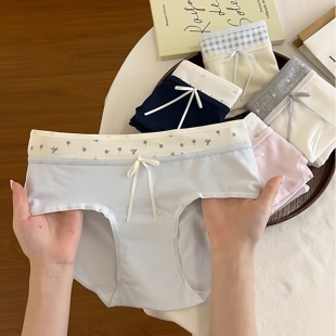 头 独特绝美女士女生少女抗菌a级透气三角短裤 内裤 女纯棉2026新款
