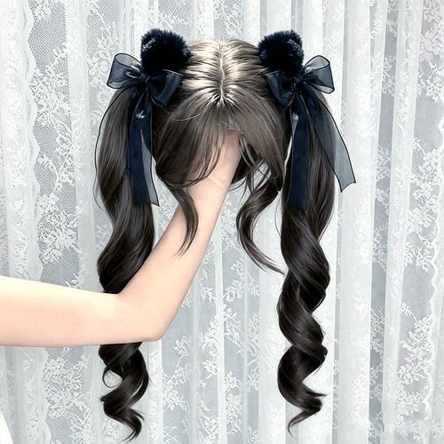少萝甜妹假发女长卷发lolita头套