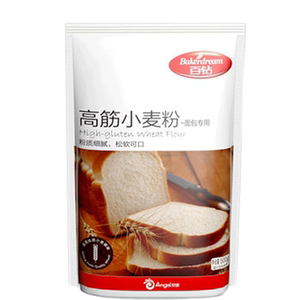 百钻高筋小麦粉500g面包机专用