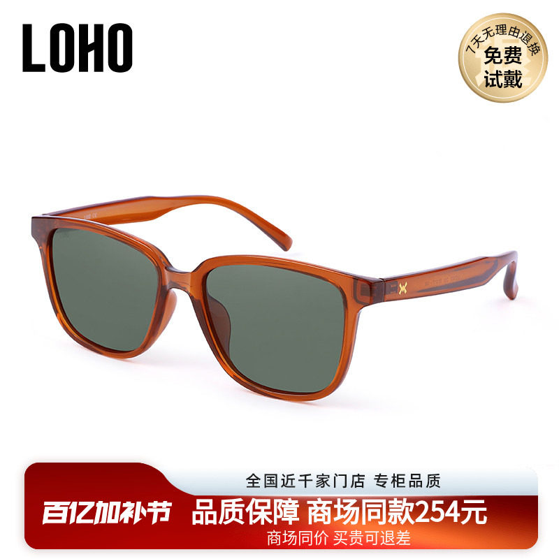 LOHO商场同款开车驾驶墨镜偏光太阳镜女男防紫外线眼镜LH23605