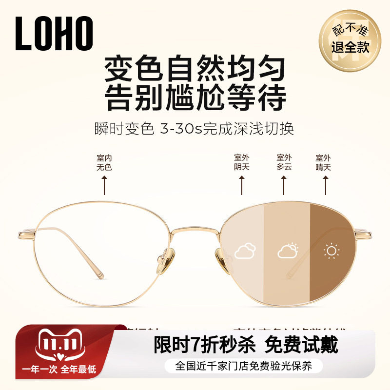 【全国连锁】LOHO感光变色眼镜