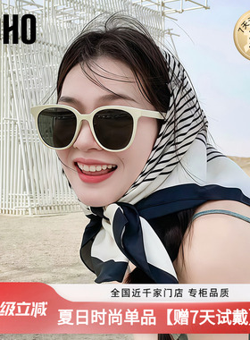 复古墨镜LOHO网红风偏光防晒男女