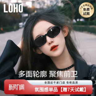 LOHO时尚新品墨镜男女同款小框偏光太阳镜尼龙高清遮阳防晒方框镜