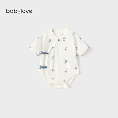 babylove新生儿包屁衣春夏纯棉婴儿三角哈衣宝宝衣服不过鲸落 — 7