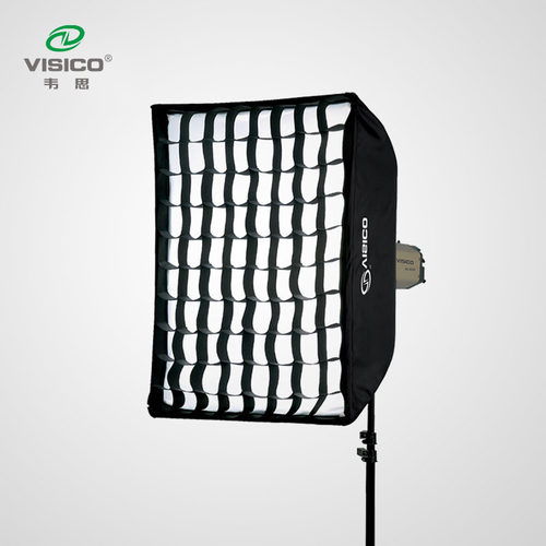 VISICO SB-040 专业格栅网格柔光箱80*100 边围加宽 安装方便耐用